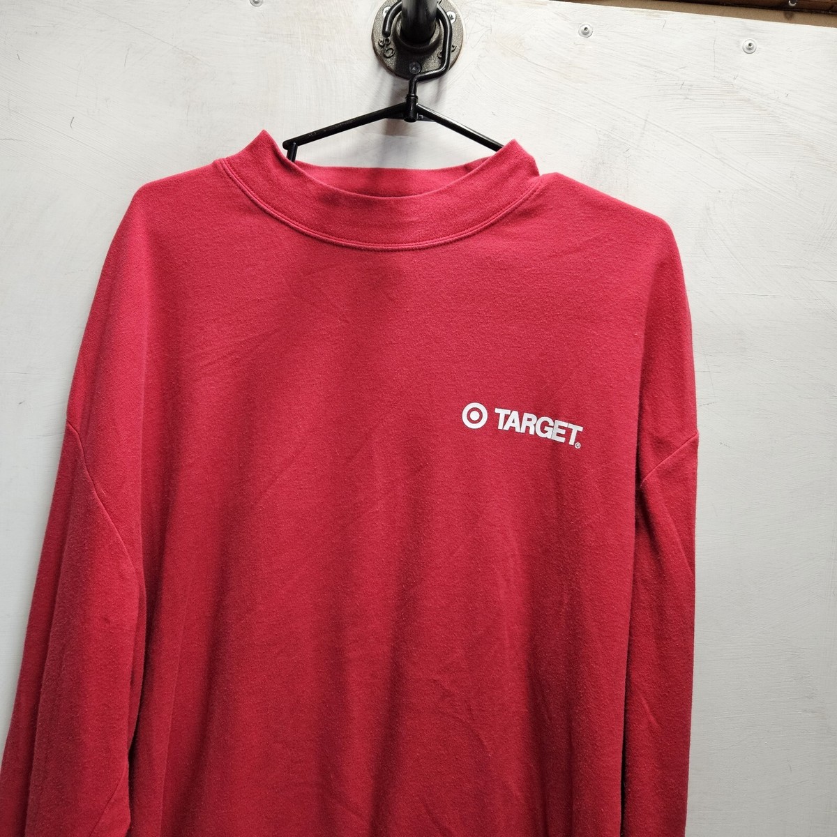 TARGET Vintage Mock Turtleneck Long Sleeve Shirt Mens/ Unisex XL