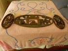 VTG BURWOOD 3pc set LIVING ROOM SCENES 1073 4365 4364 WALL DECOR — photo 1