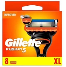 Gillette gilette gillete Fusion5 Razor Blades, 8 pack Refills Genuine Brand New