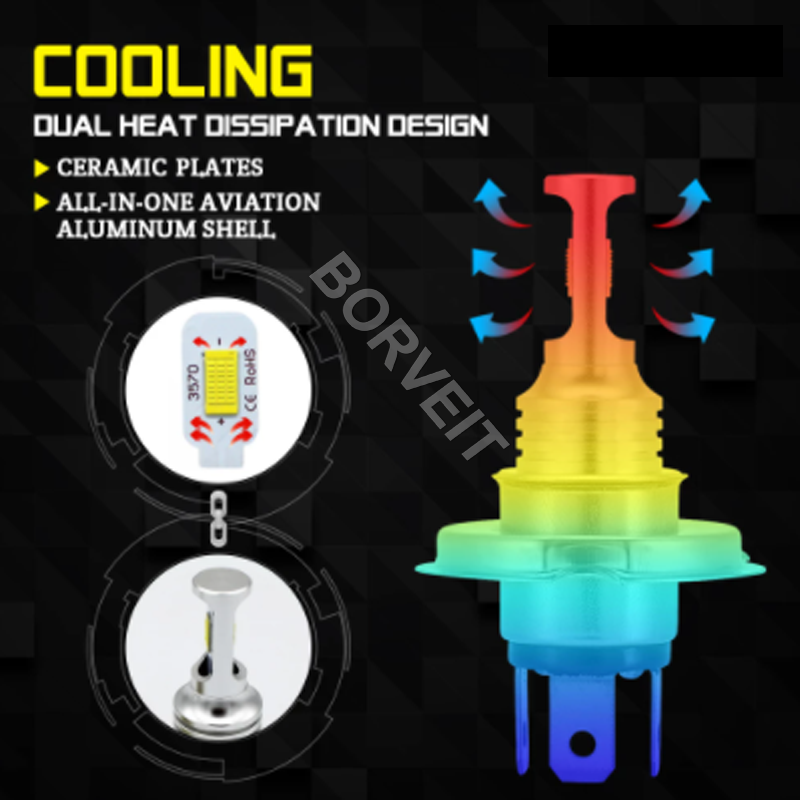 4x H7 Headlight Globes For Hyundai i30 GD YF 20122016 High Low beam