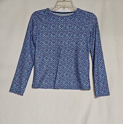 Swim Tops Ll Bean Swim Shirt LLBean Swim Rashguard Top Girls 14/16