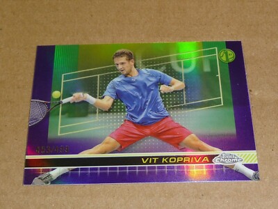 2024 Topps Chrome TENNIS VIT KOPRIVA PURPLE REFRACTOR /499 O3025