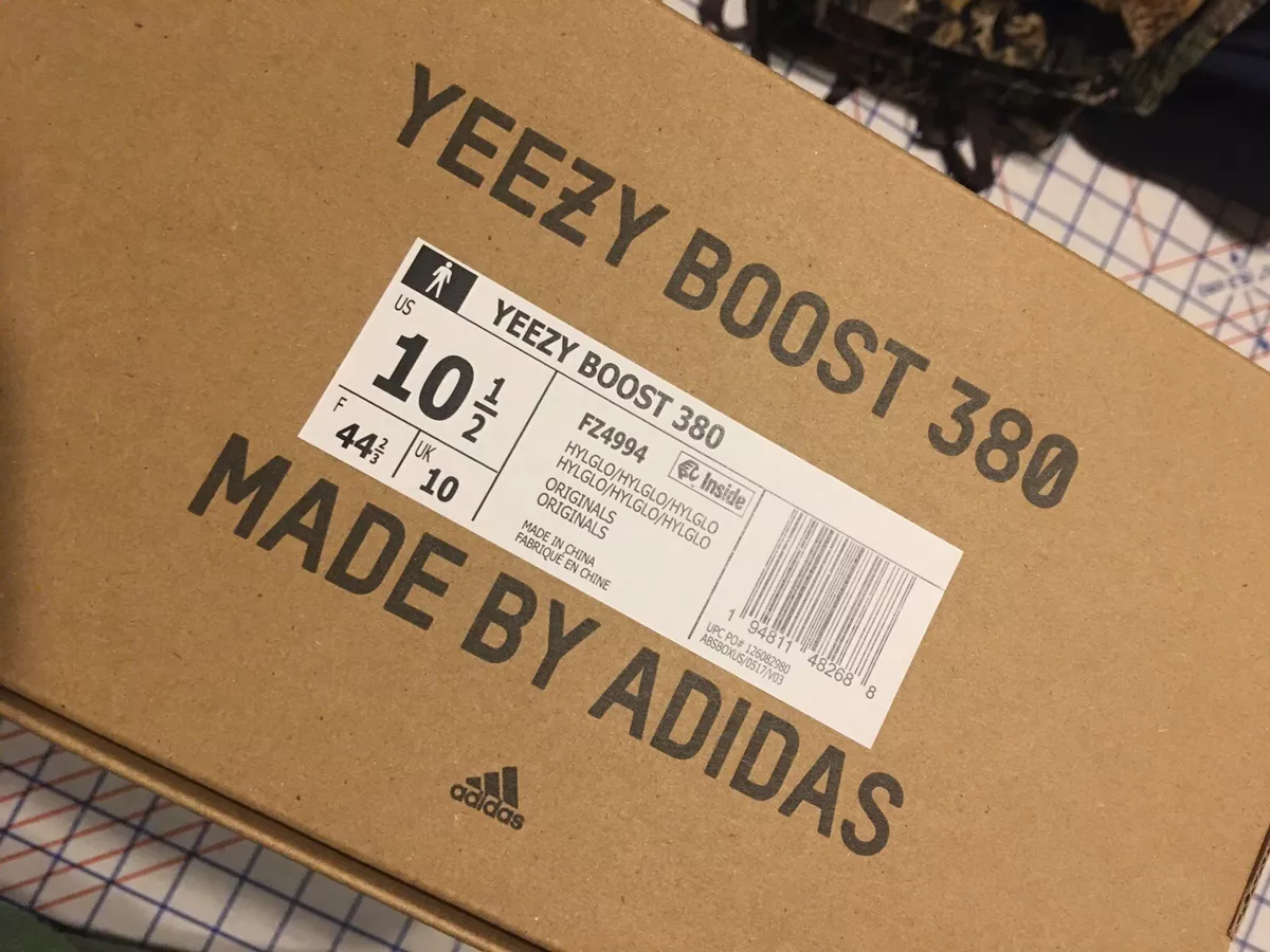 adidas YEEZY Boost 380 HYLTE GLOW Sneaker FZ4994 kenye 44.5 men