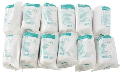 MERCATOR MEDICAL Gipsbinden 12 Rollen Gipsverband Gipsabdruck 7,5 cm x 3m Babybauch