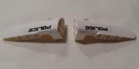 Lego 64683pb002 - Panel Fairing #3 (Side A) & #4 (Side B), 'POLICE' Stkr - 5974