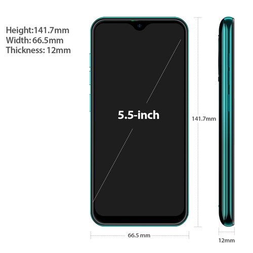 Ulefone Note 8P 4G Mobile Phone 10 5.5-inch 2GB+16GB MT6737 Quad Co GS0 - Zdjęcie 12 z 12