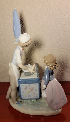 Lladro Ice Cream Vendor with Cart and Umbrella # 5325 | eBay