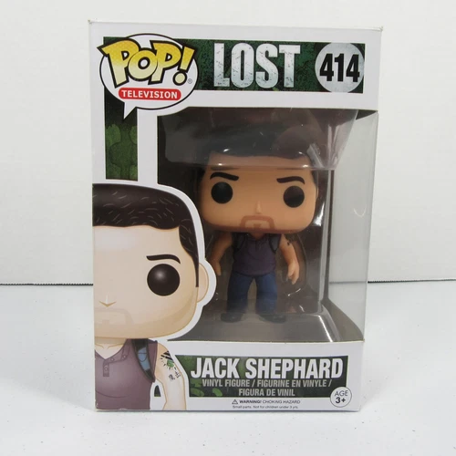 Funko Pop Lost Jack Shepard #414 Vinyl Figure Television Show Rare