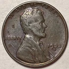 1933-D Lincoln Wheat Cent Extremely Fine XF Coin #16976