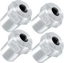 Car Battery Post Adapter: 4Pcs Side Post to Top Post Battery Adapter with 3/8" F