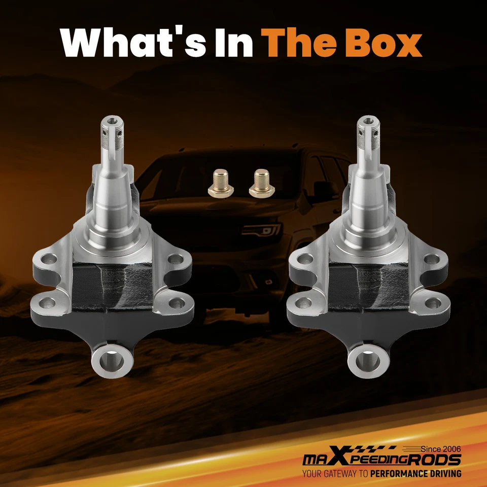 Par de eixos drop 2" para Chevy Chevelle Buick Regal Pontiac GTO 1964-1972 - Imagem 3 de 4