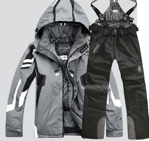 Men's Winter Coat Pants Jacket Waterproof Ski Suit snowboard Sports Clothing Hot - Picture 6 of 18