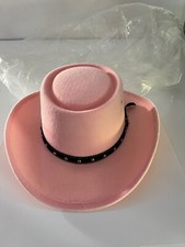 NEW WESTERN EXPRESS PINK COWBOY HAT 7 3/8