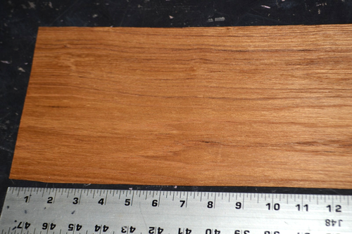 Foglio impiallacciatura legno grezzo teak 6,5 x 40 pollici 1/42° imperfetto M35137-20 - Foto 2 di 8