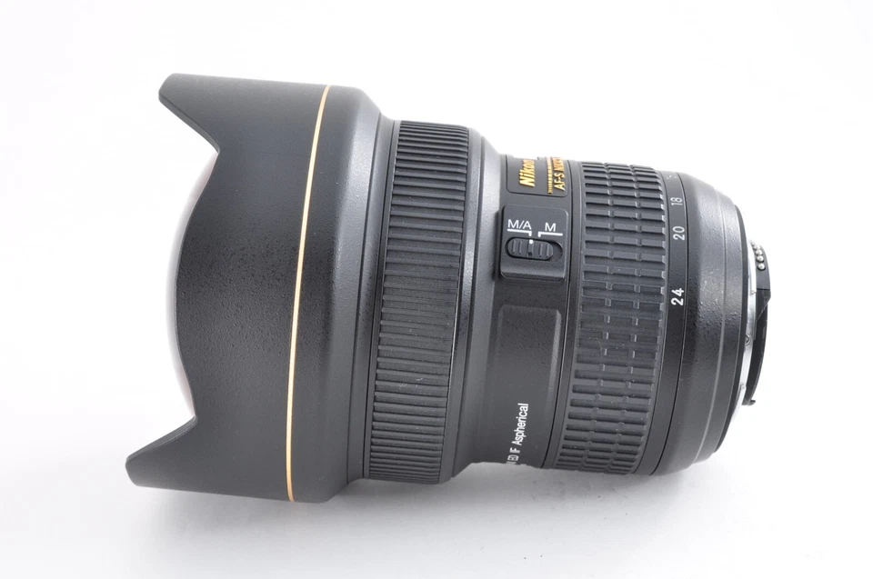 Lente nano Nikon AF-S NIKKOR 14-24 mm f2,8 G SWM ED IF de Japón [Exc+5 con tapa] Foto 4 de 4