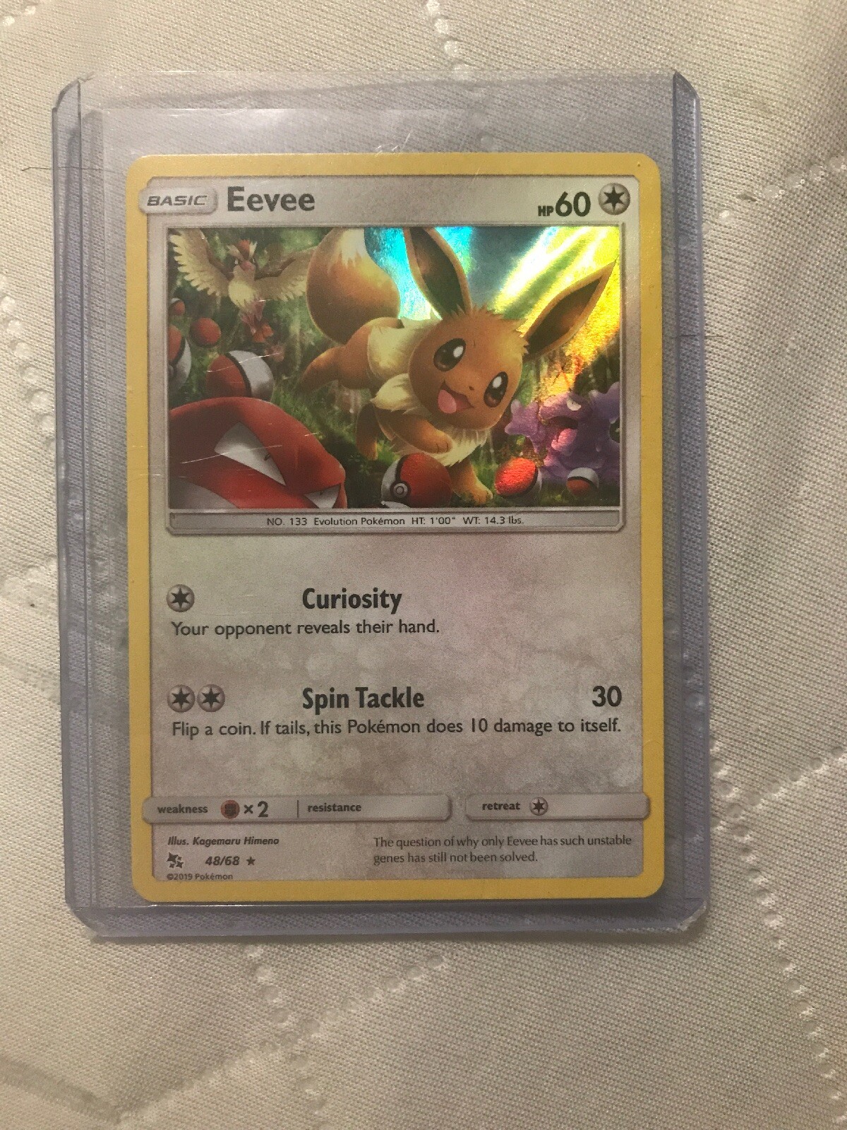 Eevee - Hidden Fates - 48/68 - Holo - Mint