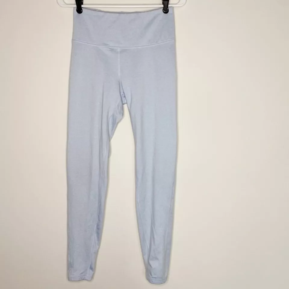 Old Navy Active Cozecore Leggings Light Blue Gorpcore Outdoor Size Medium - Image 2 of 4
