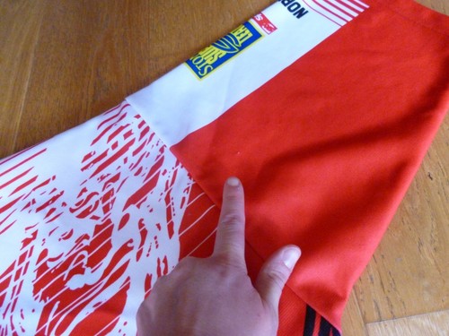 Wigan Warriors Vintage 1997 Rugby League Shirt Norweb Red Men's XL - Bild 12 von 13