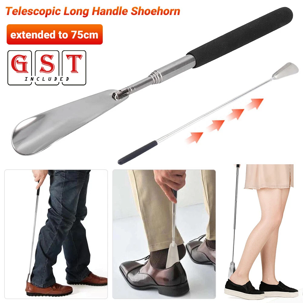 Adjustable shop shoe horn