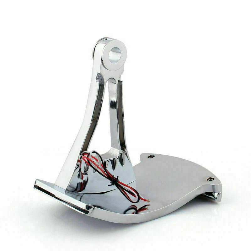 12V Side Mount License Plate LED Tail Brake Light For Honda Yamaha Kawasaki T1 Foto 2 de 4