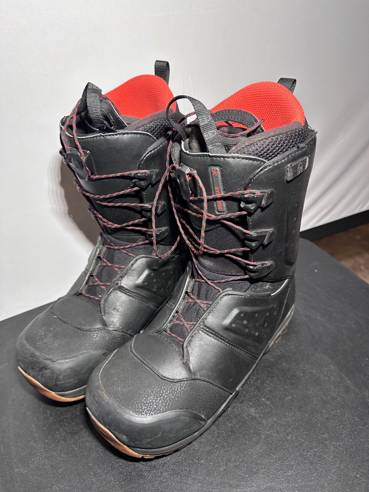 SALOMON Stivali da snowboard uomo lacci rapidi taglia 43 EUR 10 US