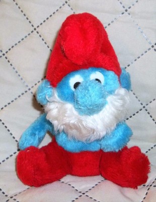 papa smurf plush