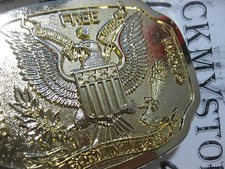 RM Fay Belt Buckle Free Strong Proud Born in the USA