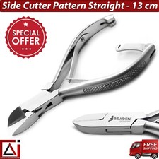 Heavy Duty Side Cutter Pattern Handle Straight Thick Hand Foot Toenail Clippers