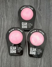3x Da Bomb Glam Bomb Bath Fizzer White Orchid with Surprise Inside