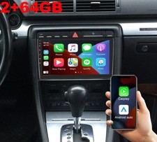Autoradio 2+64GB Android 15 CARPLAY GPS NAVI WIFI BT per Audi A4 S4 RS4 8E B6 B7