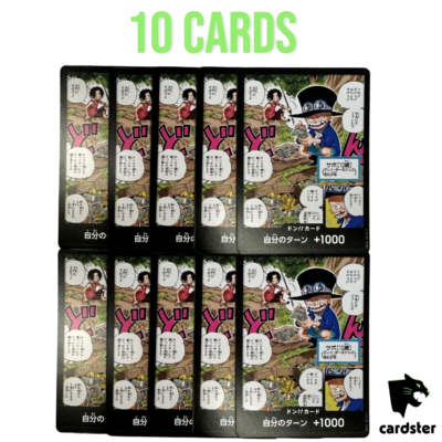 DON Card Sabo Portgas D. Ace PROMO Saikyo Jump One Piece Card Japanese - Foto 9