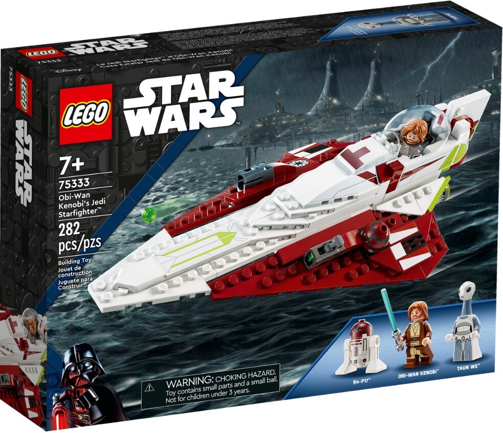 Merchandising Star Wars: Lego 75333 - Jedi Starfighter Di Obi-Wan Kenobi