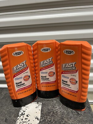 3 Pack Permatex 25122 Fast Orange Pumice Lotion Hand Cleaner - 15 fl. oz.