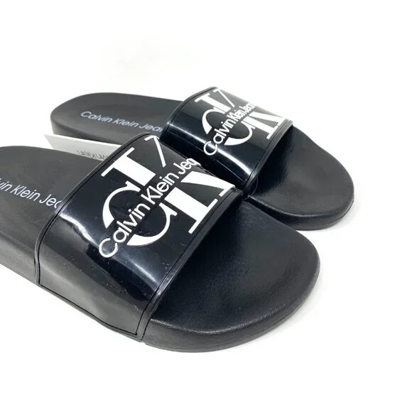 カルバンクライン   Jeans Monogram CV Sandal 楽天市場】Calvin Klein カルバンクライン サンダル CANCUN