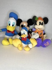 Disney Plush Lot Mickey, Minnie Mouse Donald Duck Stuffed Toys