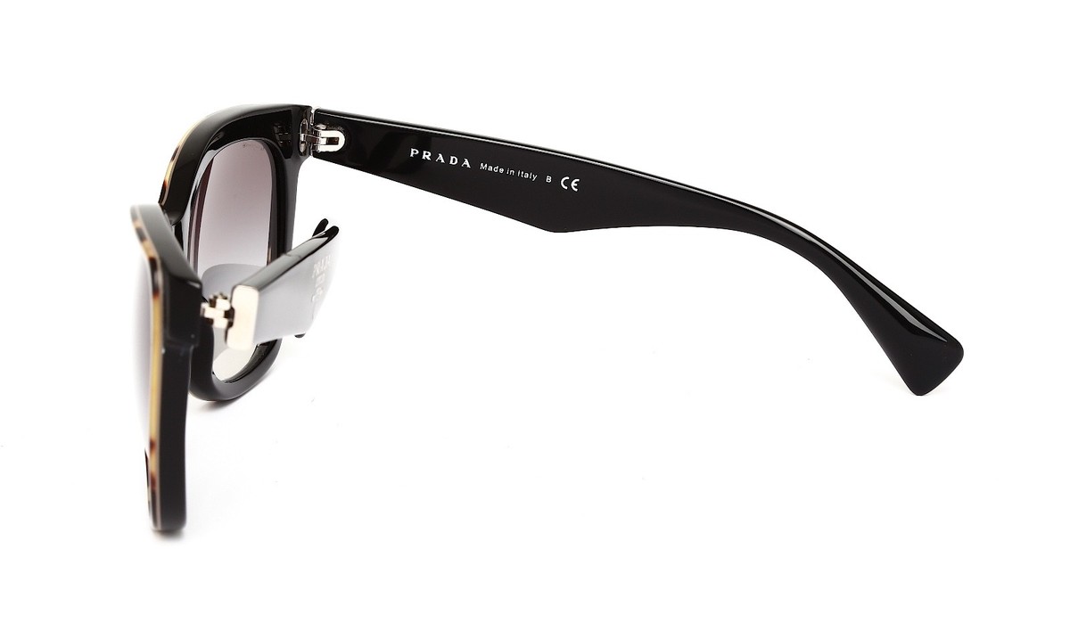 Prada SPR 20P Women's Black Multi Color Fashion Sunglasses R1944