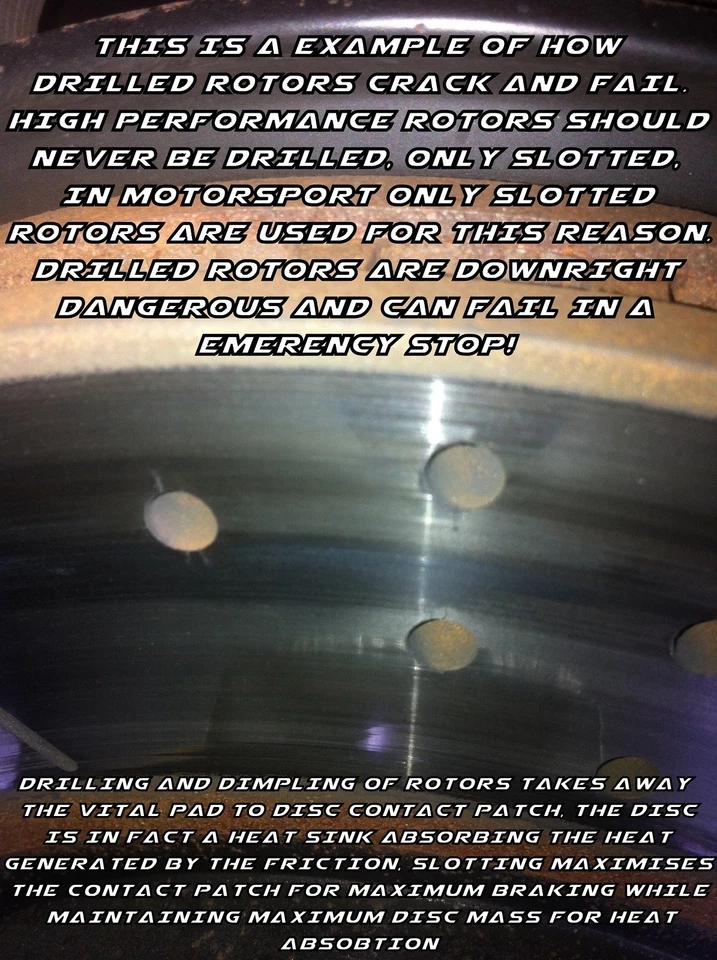 SLOTTED VMAXS fits FORD Territory 2WD AWD 2004 Onwards FRONT Disc Brake Rotors - image 4 of 4