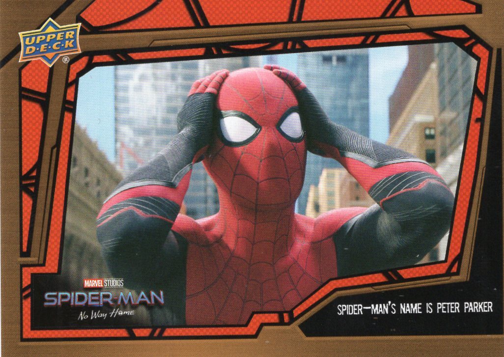 2023 Upper Deck Spider-Man No Way Home - Base, Parallel & Insert