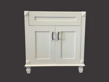 36" NEW White Shaker Single Bathroom Vanity Base Cabinet 36" W x 21" D x 32"H