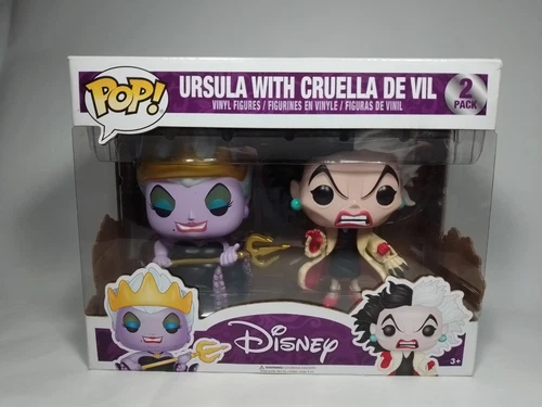 FUNKO POP! URSULA WITH CRUELLA DE VIL - 2 PACK - DISNEY 