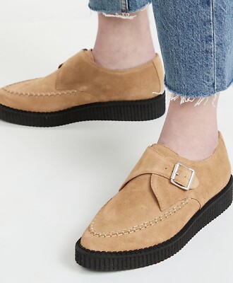 Re/Done NEW Suede platform shoes Size 36