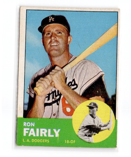 1963 Topps #105 Ron Fairly - Foto 1 di 2
