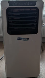 Portable Air Conditioner White/Black 220V~ 1000W R290 Remote/Digital Timer