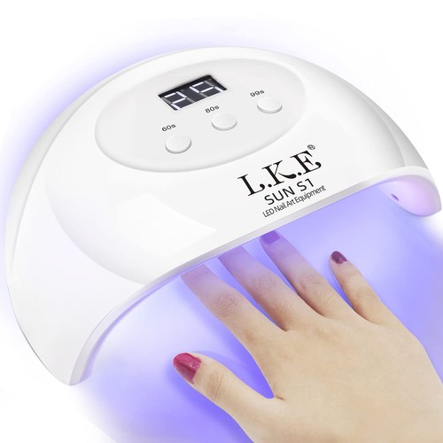UV LED Nail Lamp, Nail Dryer 72W Gel Nail Polish Curing Lamp UV Nail Lamp LED...