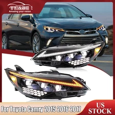 TT-ABC LED Headlights Assembly For Toyota Camry 2015-2017 Projector Front Lamps