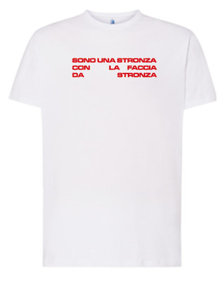 T-Shirt DITONELLAPIAGA Sanremo 2026 ICH BIN EINE SCHLAMPE MIT SCHLAMPENGESICHT