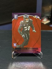 ADISA ISAAC 2024 PANINI TOTALLY CERTIFIED #102 PURPLE RED RC 178/249 RAVENS