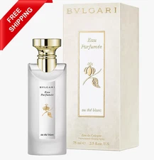 Bvlgari Eau Parfumee Au The Blanc Eau De Cologne Spray 2.5 oz - New and Sealed