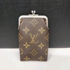 Vintage Louis Vuitton Kiss lock Case Coin Wallet Cigarette 1970s