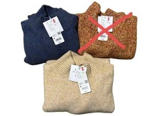 UNIQLO Souffle Yarn Mock Neck Sweater M 2 Colors JW Anderson Tag New
